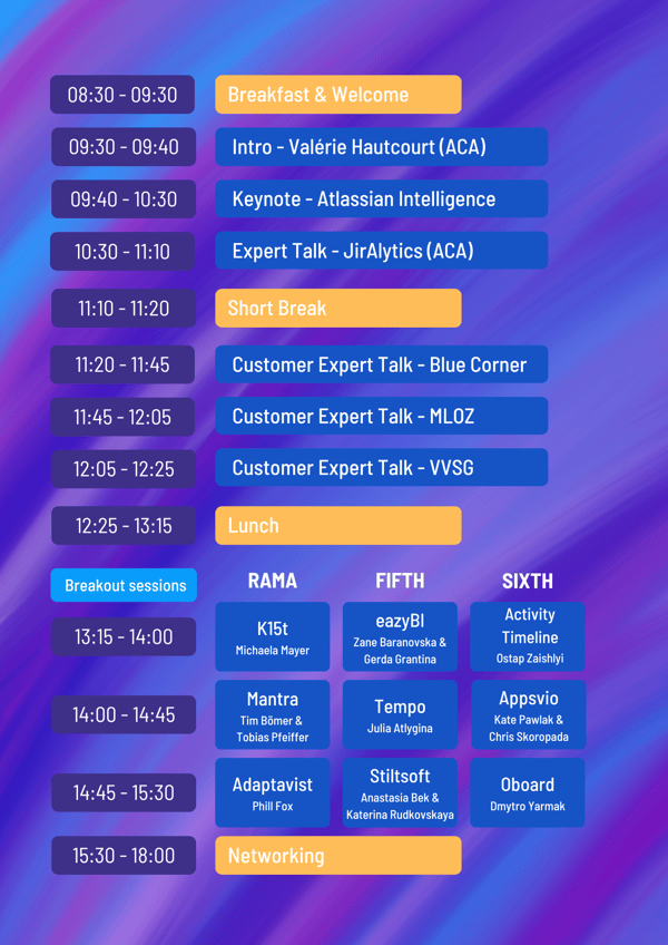 Team Up 2023 Timetable