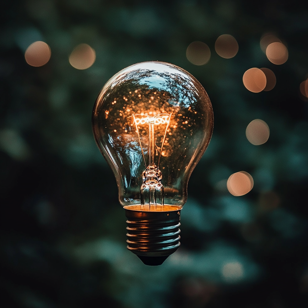 Innovation sustainability lightbulb